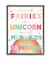 Stupell Industries Fairies Unicorns Mermaids and Rainbows Whimsical Design Framed Wall Art